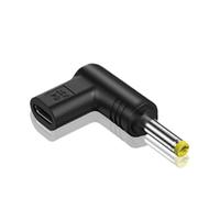 USB C to DC - 15V Male to DC Female Adapter | UsЬ-c PD Charging Converter with 6 DCTips - PVC Black Connector | Power Bank Router Modem Energy Storage Supply Compatible