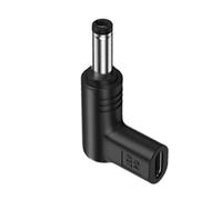 USB C to DC - 15V Male to DC Female Adapter | UsЬ-c PD Charging Converter with 6 DCTips - PVC Black Connector | Power Bank Router Modem Energy Storage Supply Compatible
