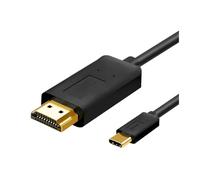 USB C To HDMI Cable Adapter 4K, USB Type C To HDMI Cable Thunderbolt 3 USB C HDMI Wire For MacBook Pro 2017-2020 IPad Pro(4K30Hz Black TPE,3m)