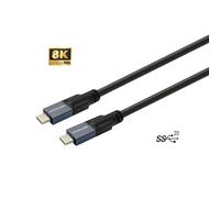 VivoLink Cable USB 3.2 de 7,5 m (USB-C a USB-C), 100 W, 20 Gbps