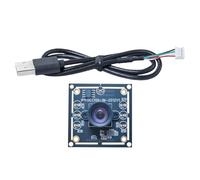 USB Camera Module - HD 1MP Mini Camera Board with OV9732 Sensor 1MP 3.8x3.8x1.6cm | Sensor 50° Wide Angle Lens USB 2.0 HBV-W202012HD | For Drones Industrial Applications License Recognition