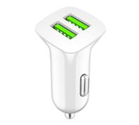 USB Car Charger - Port Power Adapter for Auto Use, Quick Charge Compact Plug | 2 Slot Charger for Smartphones, Navigation Units, Car Gadgets, Charging Hub for SUV, Sedan, Truck, Commute Use