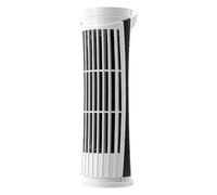 USB Charging Bladeless Tower Fan, 7.6 by 7.6 by 26cm Small LED Cooling Device for Bedroom, Desk, Car, Kitchen, Compact Air Circulator Made of ABS and Electronic Components for Travel or Home Use