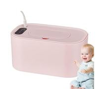 USB Charging Wipe Warmer, Baby Wipe Dispenser with Heat, Travel Baby Wipe Warmer, Even Heating Wipes Box, Wipe Warmer with Temperature Display for Baby Wipes, Home Outdoor Travel Supply