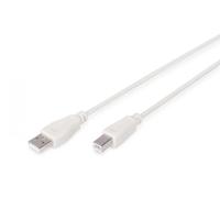 USB connection cable, type A - B M/M, 1.8m, USB 2.0 suitable, be