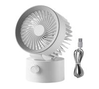 USB Desk Fan, Powerful Portable Desktop Cooler, 6-Inch Compact Room Fan, Sturdy Lightweight Personal Cooling Device, Quiet USB Operated, Office Bedroom Table Accessory for Home FOR Office FOR Bedroom