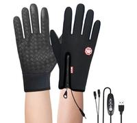 USB Elektrisch Beheizte Handschuhe - Handwärmer Mit Touchscreen Für Kalte Witterung | Beheizte Handschuhe Für Damen & Herren - Für Ski Outdoor Arbeit Bergsteigen Camping, Winter Thermo Fäustlinge