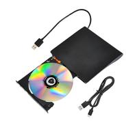 USB Externes Disc Laufwerk - High-Speed USB 3.0 Disk Reader, Laptop Disc Brenner Gerät, Daten Wiedergabe Schreiben Brennen Backup, Home Office Einrichtung, Kompaktes Tragbares Design, Einfach Plug und