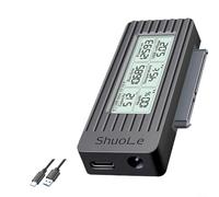 USB externo 3 1 a convertidor para discos duros de 2, 5 y 3 5 pulgadas, SSD HDD compatible con transmisión de datos rápida de 5 Gbps con cuerpo de aleación de aluminio para Windows y (CA)