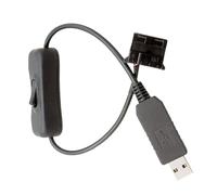 USB Fan Controller - 3 Pin 4 Pin PWM USB Converter Compact Wind Speed Regulator For Cooling Fan Adjustment | Desktop Computer FansAdapter | Portable Cooling System Accessory For PC Car Maintenance And