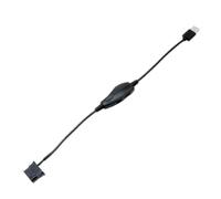 USB Fan Controller - 3 Pin 4 Pin PWM USB Converter Compact Wind Speed Regulator For Cooling Fan Adjustment | Desktop Computer FansAdapter | Portable Cooling System Accessory For PC Car Maintenance And