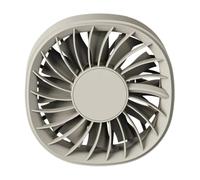 USB Fan - USB Heater Fan Heaters For Car, USB Rechargeable Portable Heater Fan Heaters For Car, Air Circulation Fan, USB Powered 3 Speed Car Vent Quiet Cooler With Colorful Light For Vehicle Truck