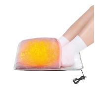 USB Foot Heating Pad - Electric Feet Warmer for Winter | Soft Fabric with Adjustable Heat, Ideal for Home Office Bedroom Living Room Spa Camping During Daily routines Use