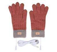 USB Hand Warmer Gloves - Pantalla táctil USB recargable para motocicletas, Knitting Wool Hand Warmer | for Driving, Biking, Running, Skiing, Snowboarding Outdoor Sports
