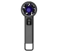 USB Handheld Fan - Rechargeable Cooling Device, 5 Speed Adjustable Wind with Foldable Compact Design for Easy Storage and Portability Lightweight Build with Long Battery Life for Indoor Outdoor
