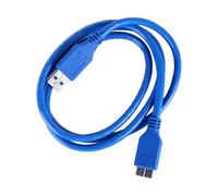 USB HardDrive Cable - 3.0 A Male to Miicro-B Converter, Fast Transfer Data Cord | External Storage Connection, High Speed File syinc, Portable Backup Accessory, Computer Peripheral Tool, Durable Hard