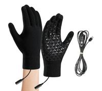 USB Heated Gloves, Electric Thermal, 9.3x7.9x2x Inches, Touchscreen Mittens, Cold Weather Gloves for Cycling Commuting Hiking Winter Snowboarding Motorcycle Riding Outdoor Activities Use