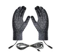 USB Heated Gloves, Screen Touch Winter Mittens, 3 Mode Thermal Hand Warmers, 8.27x4.33 inches Windproof Snow Gear for Cycling and Skiing, Hiking Driving Snowboarding Outdoor Cold Weather Protection