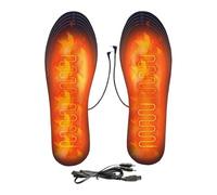 USB Heated Insoles Thermal Shoe Inserts Reusable Shoe Warmer for Use | Carbon Fiber Heating Design System, Adjustable Temperature Structure Feature, Foot Warmth Protection Function
