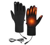 USB Heizhandschuhe Warme - Wärmende Steckbare Atmungsaktive Rutschfeste | Mit Touchscreen Winter Wärme Handschuhe - Für Wandern Angeln Skifahren Radfahren Snowboarden Männer Frauen Erwachsene Jarra