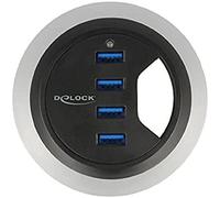 USB HUB 62868 Delock - Concentrador de Mesa (4 Puertos, USB3.0)