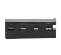 USB Hub High Speed 4 Puerto USB 3.1 2.0 Cargador de extensión para Consola de Juegos Slim, diseño portátil No es Necesario Instalar Controladores, enchufar y Jugar