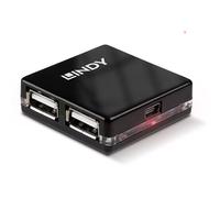 USB Hub LINDY 42742 Black