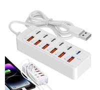 USB Hub Type C - 66W Converter Portable Docking, Station Laptop Computer