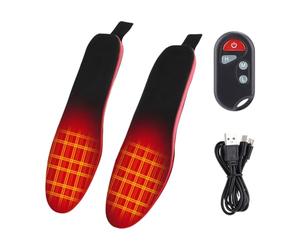 USB Isoles Eléctricos Recargables Calefactados Invierno Papeta De Zapato Eléctrico Lavable De Pie Para Hombre Para Mujeres