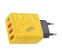 USB-Ladewürfel, Schnellladeblock | 40-W-USB-Typ-C-Multiport-Ladegerät,4 Port, Schnellladeblock, mechanischer -Wandstecker, Ladegerät für Heimreisen