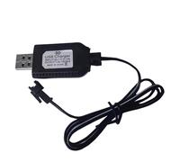 USB Lithium Battery Charger Cable | SM-2P SM-3P SM-4P | 7.4V 1000mA Fast Charging Cable For Drone RC Toys Cars Electric Boats