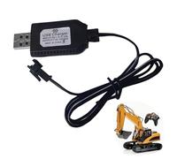 USB Lithium Battery Charger - Quick RC Charging Wire, Smart USB Adapter | 7.4V Lithium Battery Charging Cable, Auto Detection Charge System, Ideal for Toy Drone Airplane Power Setup