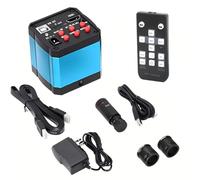 USB Microscope Camera con Microscope Camera 21MP, HDMI/USB Salida Digital para Analizar PCB, Comprobación De Componentes Electrónicos Y Visionado Industrial Full HD