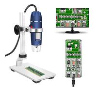 USB microscopio Digital cámara, Jiusion 40-1000X Portátil Lupa del endoscopio 8 LED con Adaptador Profesional Soporte, Compatible con Mac Windows XP 7 8 10 OTG Android Linux