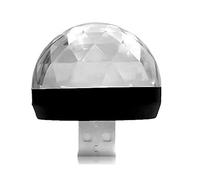 USB mini luz disco con control de sonido, luz de bola de escenario LED portátil, lámpara de fiesta estroboscópica colorida para el hogar, DJ, techo de automóviles y fiestas de cumpleaños para ni