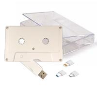 USB Mixtape Music Gift Storage Casette Tape 8GB (Ninguna)