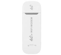 USB Modem para Tarjeta, 4G LTE WiFi Portatil Punto de Acceso Wi-Fi de Viaje sin Contrato LTE 4G Dongle con Ranura para Tarjeta SIM 150 Mbps