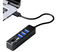 USB Multiport Adapter, High-Speed Laptop Hub, 3.35x0.79in Portable USB Expander, Direct Docking Station, Multidevice Connectivity for Camera, Card Reader, Computers Accessories
