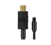 USB Optical Audio Transmitter Low Latency Stereo Dual Stream Multi-Point Wireless Adapter for TV PC PS4/3