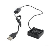 USB PC Fan 120mm 3-Speed Silent Cooling | 3- switch, 25dB quiet operation, 120mm size, para ideal for PC case and AV cabinet heat dissipation(40mm)