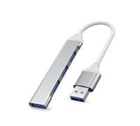(USB-plateado) Adaptador divisor múltiple USB C HUB 3.0 tipo C 3.1 de 4 puertos OTG compatible con Lenovo