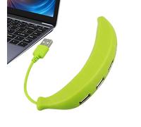 USB Port Hub | USB 2.0 Hub Splitter 4-Port Adapter,Banana Shape
