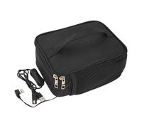 USB Portable Food Warmer - de almuerzo USB Warmer, almuerzo Warming Tote para viajes de oficina - Calefacción portátil con cable USB - de calentamiento de microondas para casa negra de