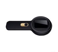 USB portátil para microscopio, aumento de 200X, 16 luces LED (negro)