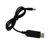 USB Power Line - Fast Charge Cable, 22.83 Inches Multis Device Charger, 5 Point Five Millimeter Plug Jack System | For Home Electronics Gear, Router Massager Kit