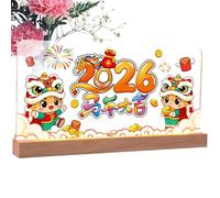 USB Powered Ornament - Year of the Horse Party Decor | 2026 Chinese New Year Decoration, Bedroom Living Room Office Accent, Apartment Restaurant Hotel Display, Spring