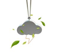 USB Rechargeable Car Air Freshener Pendant Cute Cloud LED Lights