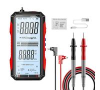 USB Rechargeable Digital Multimeter, Large Color Screen with Lighting, High-Precision Non-contact Electrical Measurement Tool(FC899C)