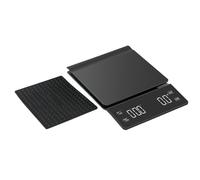 USB Rechargeable Kitchen Scale- Small Coffee Digital, 13x18.3x3.1 cm Espresso Measurement Device, Touch Screen Timer, Waterproof ABS Panel With LED Display | Accurate Portable ScaleFor Home Baking C