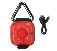 USB Rechargeable LED Dog Safety Light, Waterproof Clip On Pet Collar Lamp with 3 Lighting Functions, High Bright Visibility Beacon for Night Walking Running Hiking Camping Outdoor, Pet Chest Harness